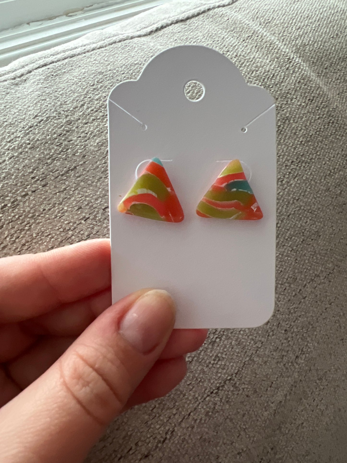 Candy Triangle Earrings