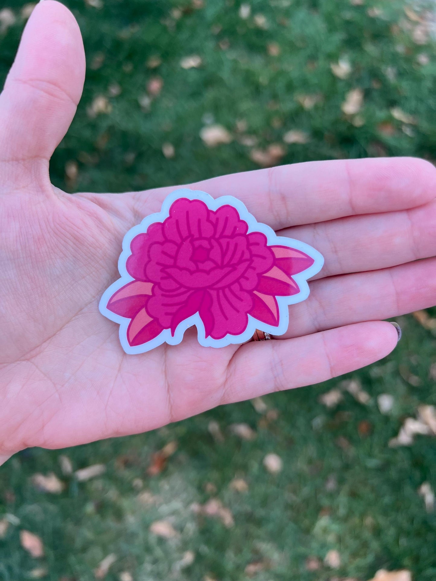 Peonies Sticker