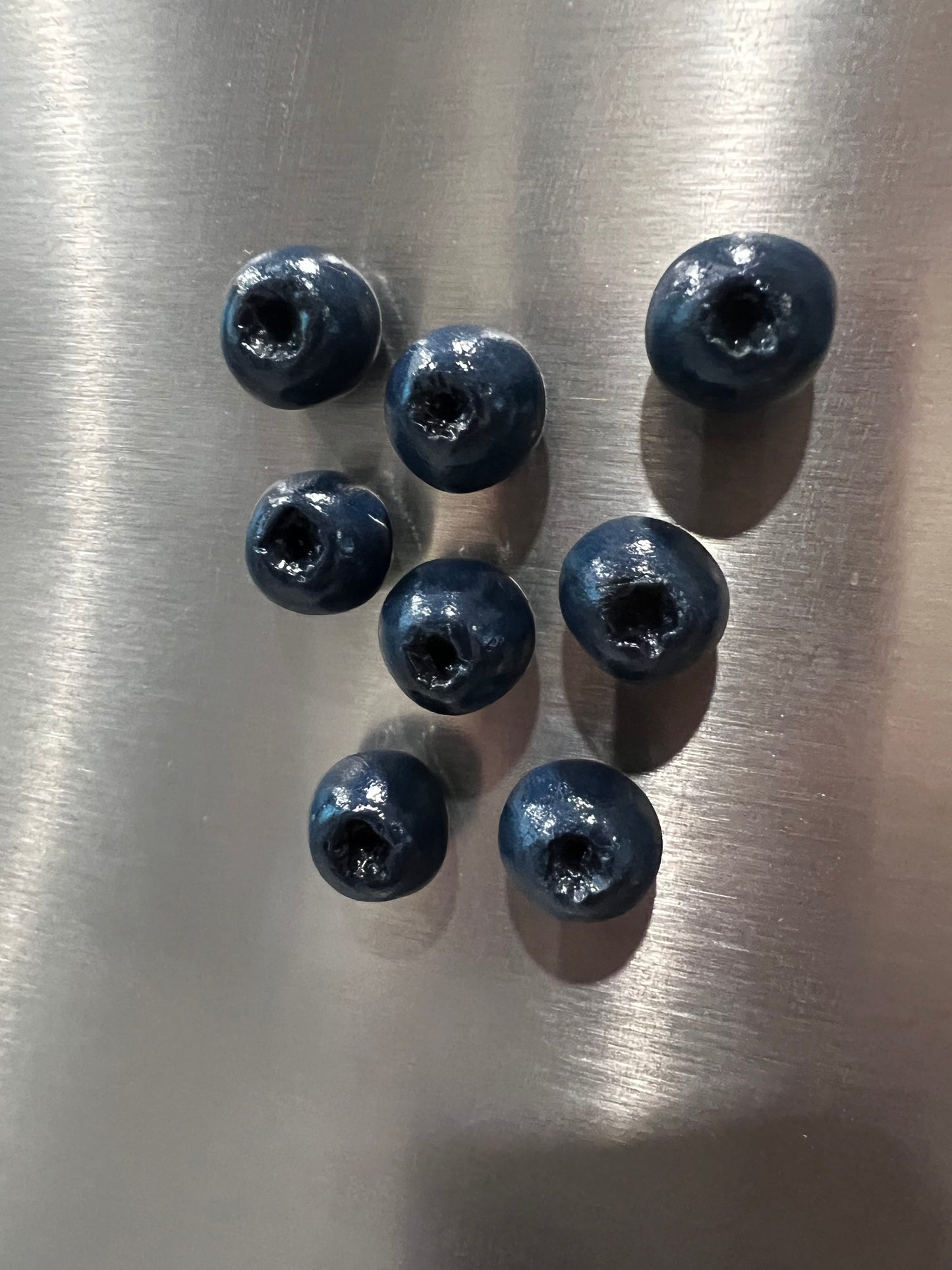 Mini Blueberry Clay Magnet