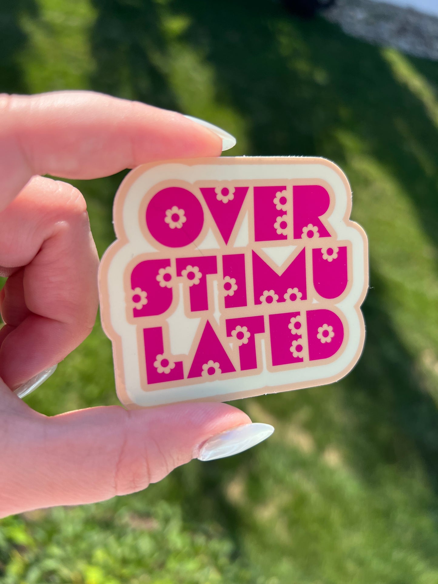 Overstimulated Sticker