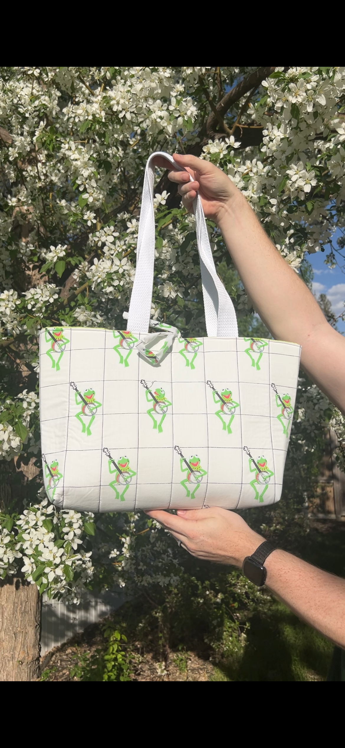 Kermit 1980 - Upcycled Tote Bag