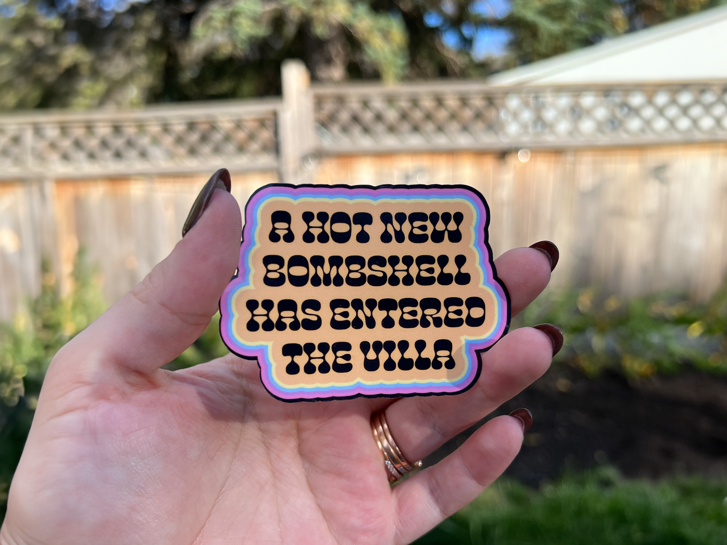 Hot New Bombshell Sticker