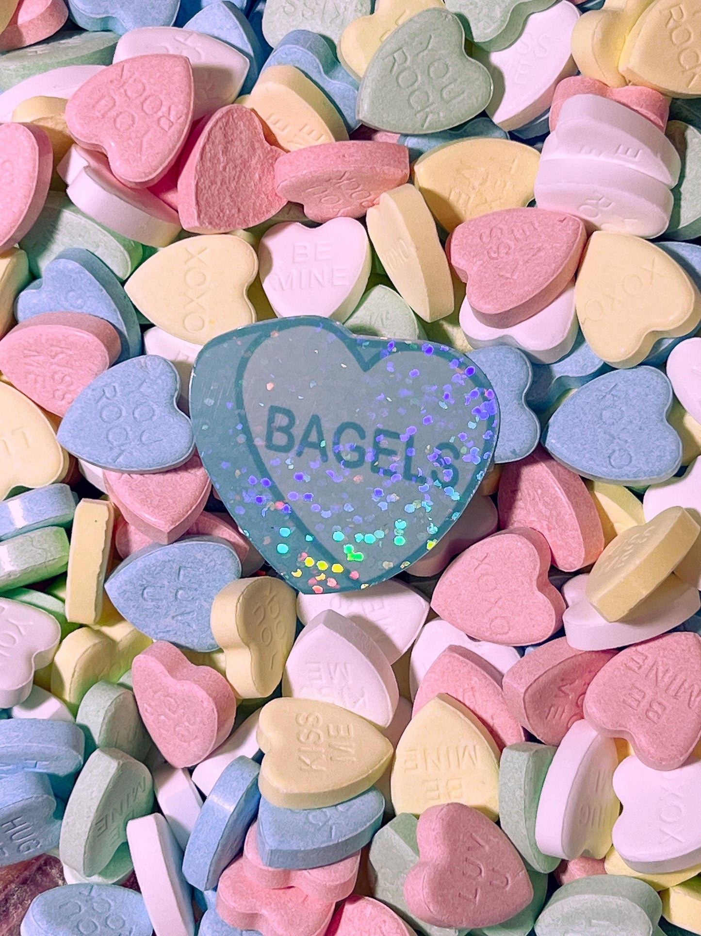Food/Drink Themed Candy Hearts Stickers