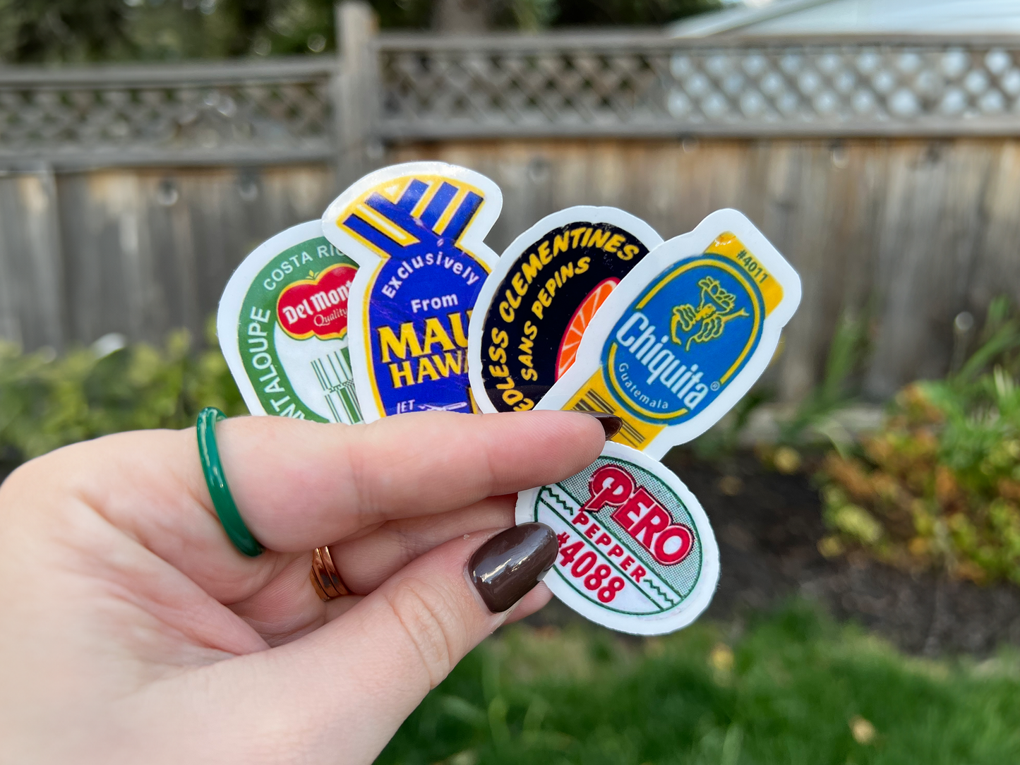 Vintage Fruit Sticker Pack
