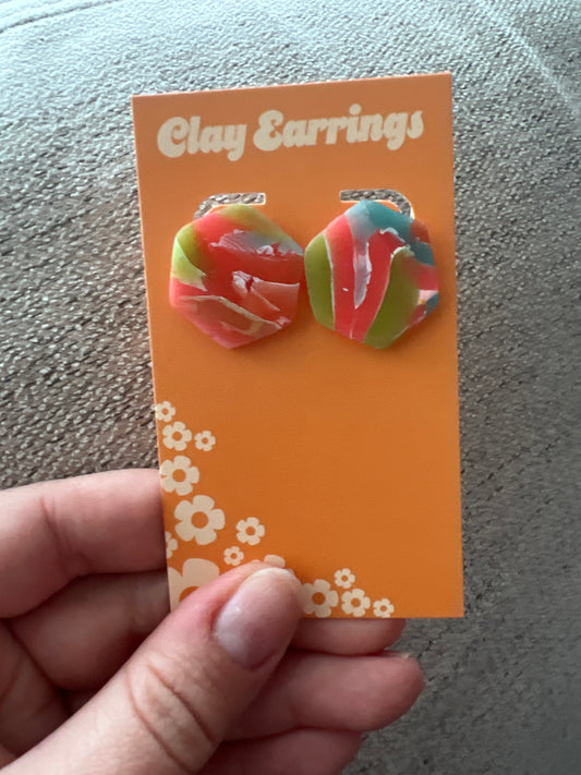 Candy Hex Earrings