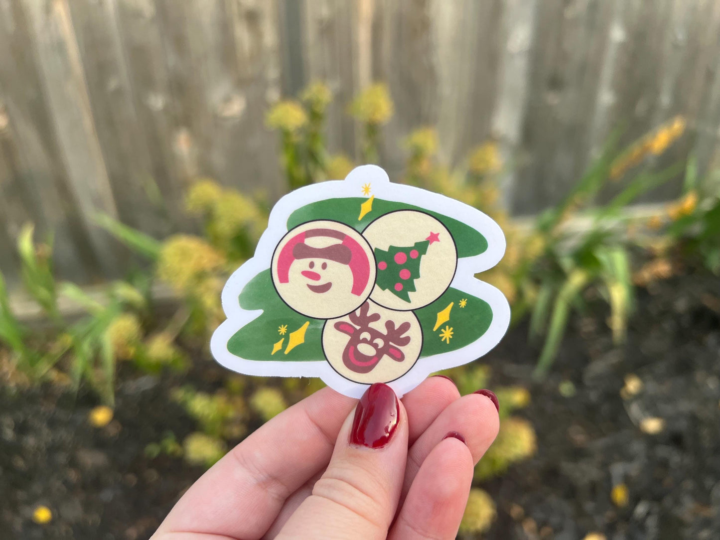Seasonal Sugar Cookies, individual or 3 pack Stickers