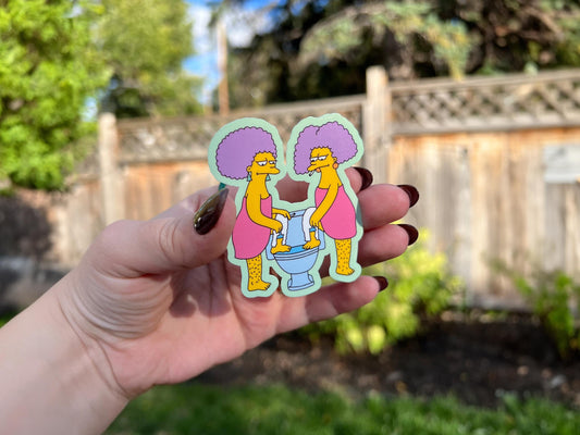 Patty & Selma Sticker