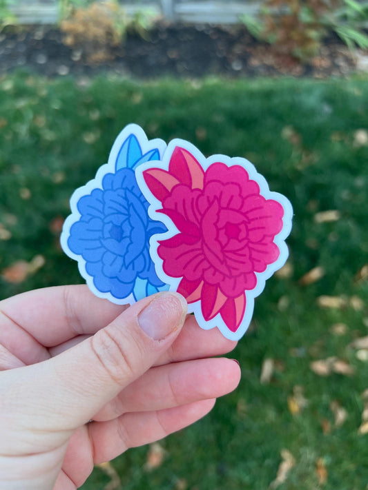 Peonies Sticker