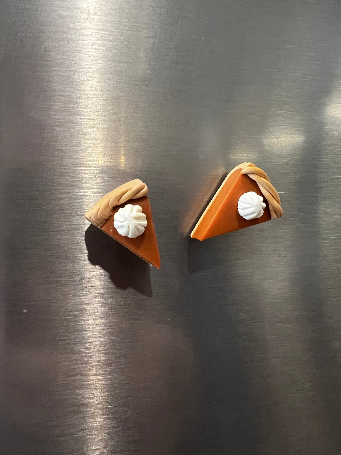 Mini Pumpkin Pie Slice Magnet