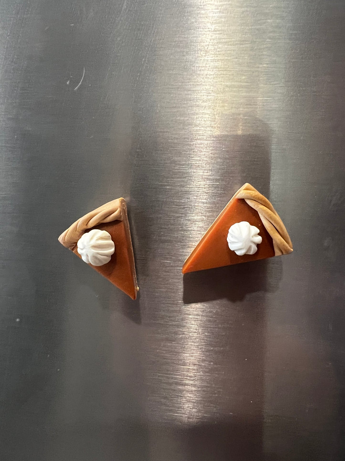 Mini Pumpkin Pie Slice Magnet