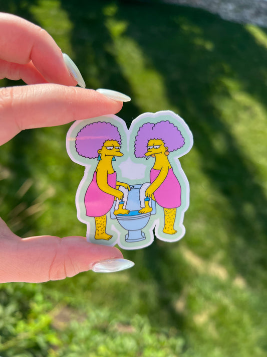 Patty & Selma Sticker