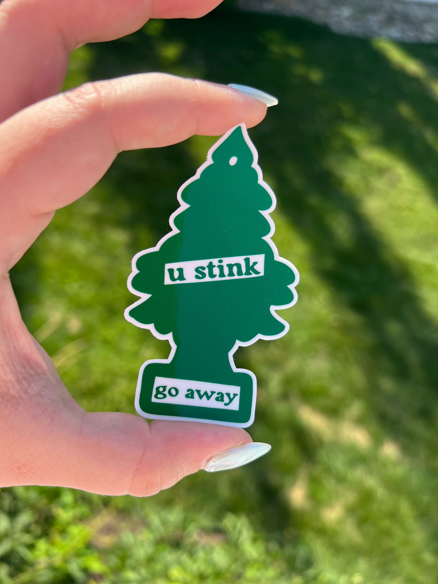 Tree Air Freshener Sticker