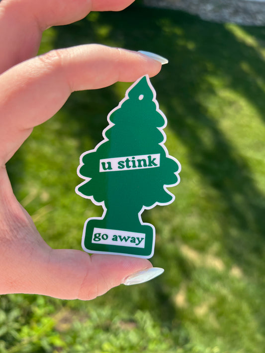 Tree Air Freshener Sticker