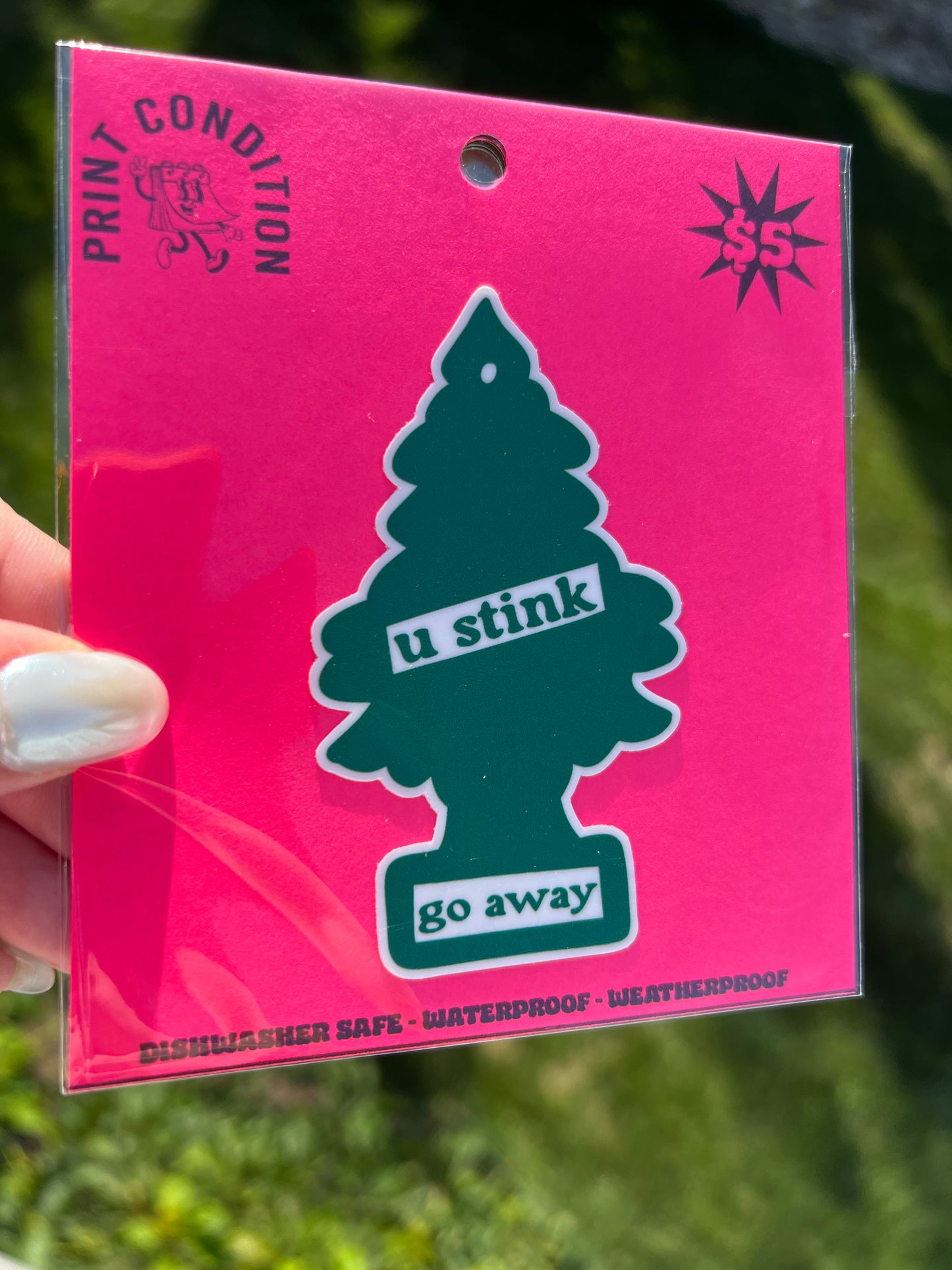 Tree Air Freshener Sticker