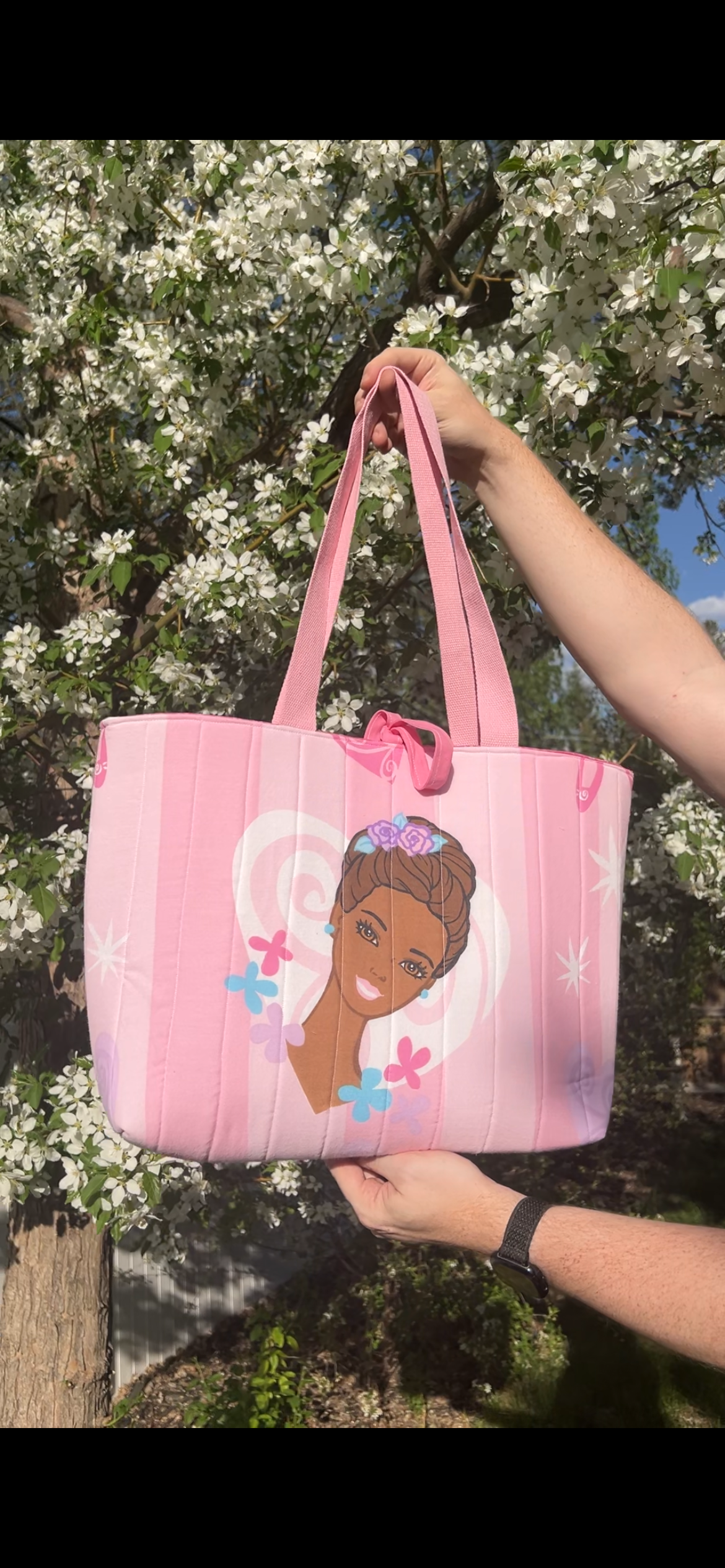 Ballerina Barbie - Upcycled Tote Bag