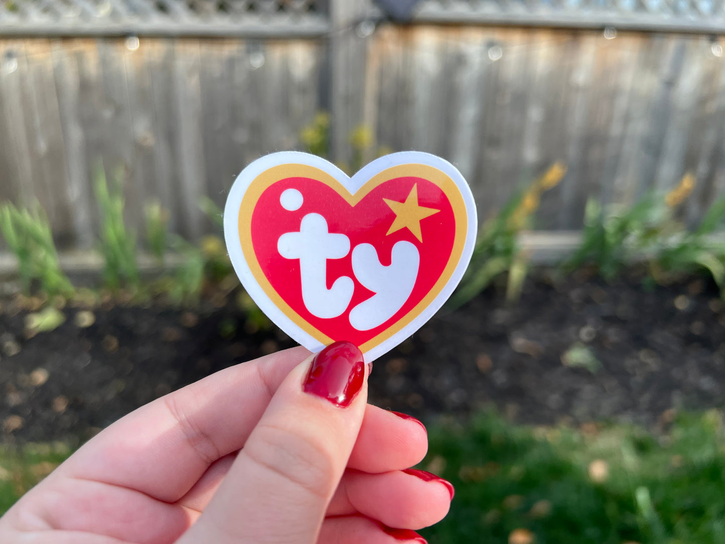 TY Beanie Baby Tag Sticker