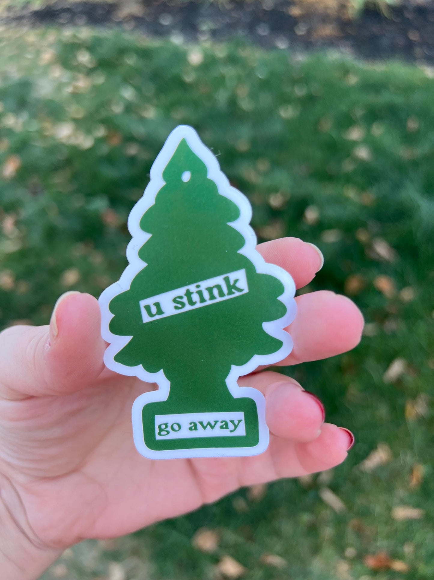 Tree Air Freshener Sticker