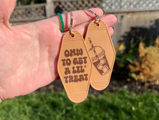 OMW to Get a Lil' Treat Keychain