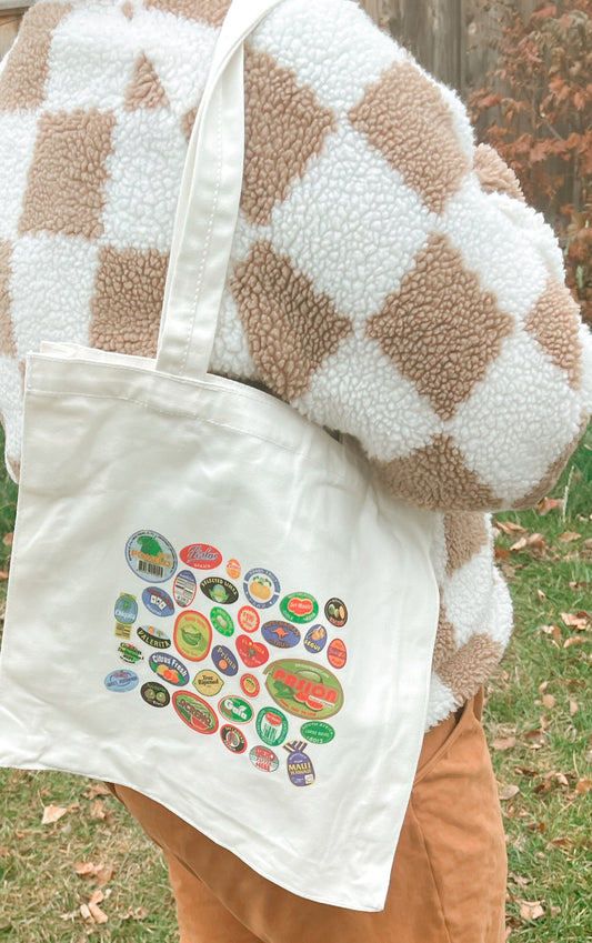 Vintage Fruits Tote Bag