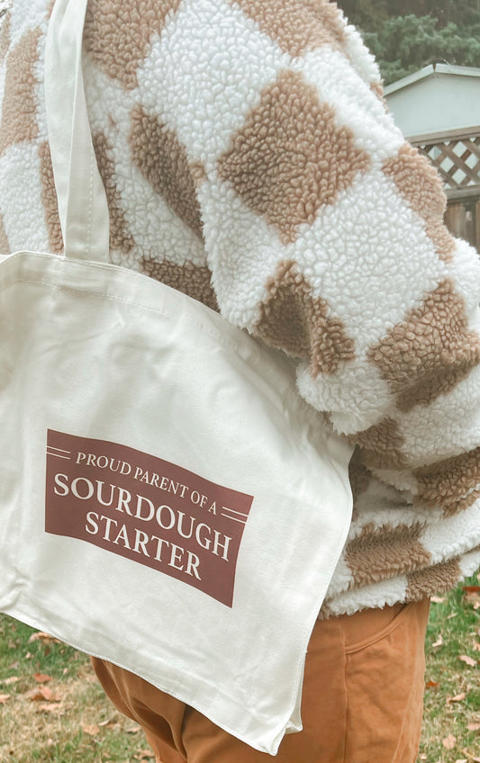 Proud Parent of a Sourdough Starter Tote Bag