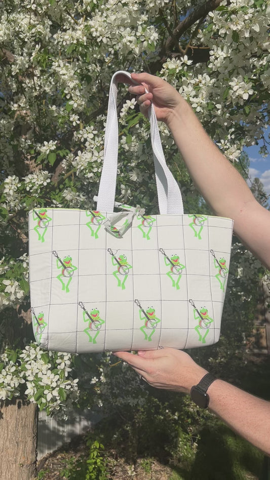 Kermit 1980 - Upcycled Tote Bag