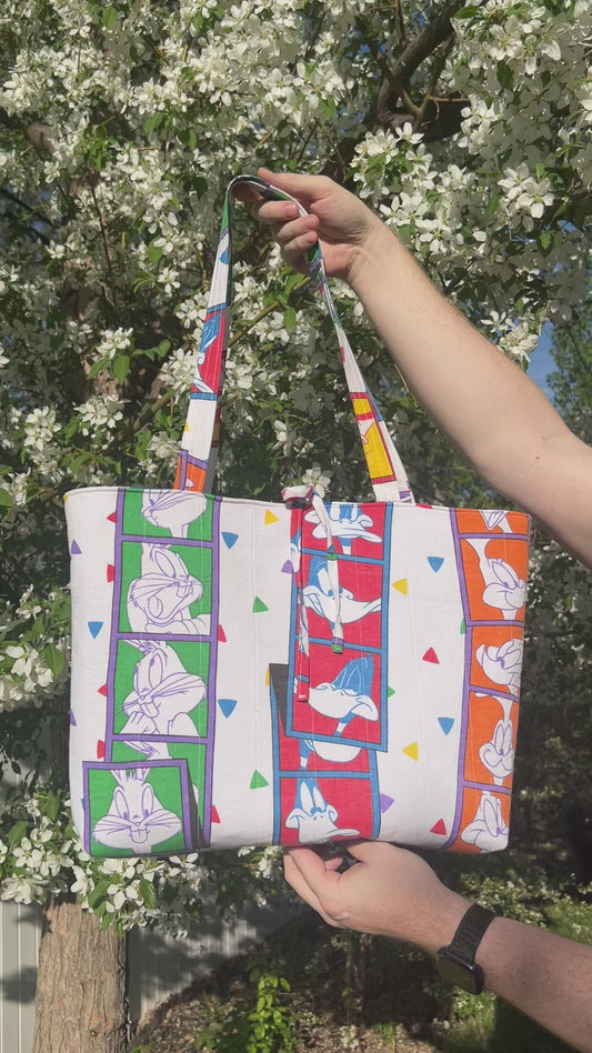 Looney Tunes - Upcycled Tote Bag
